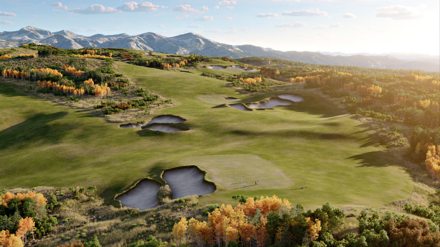 Ambush, Hole 15 — King Collins Dormer course rendering